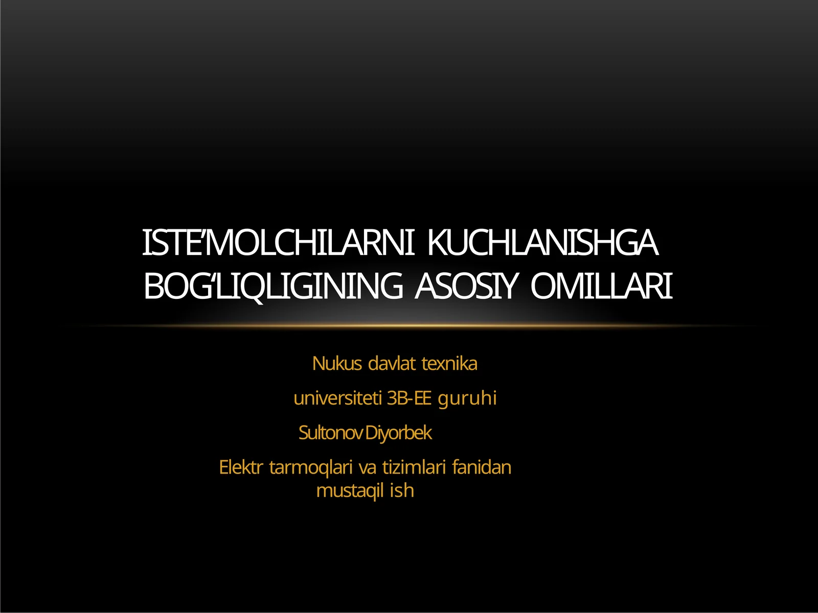 ISTE’MOLCHILARNIKUCHLANISHGABOG‘LIQLIGININGASOSIYOMILLARI