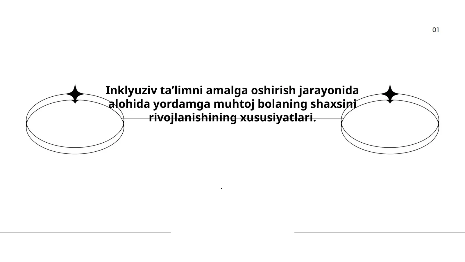 Inklyuziv taʼlimni amalga oshirish jarayonida alohida yordamga muhtoj bolaning shaxsini rivojlanishining xususiyatlari