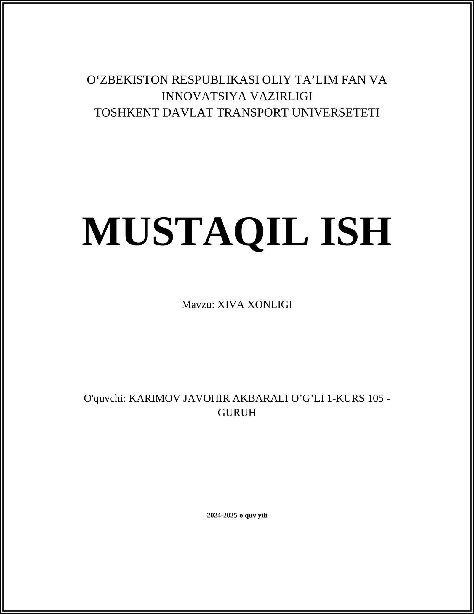 Xiva Xonligi