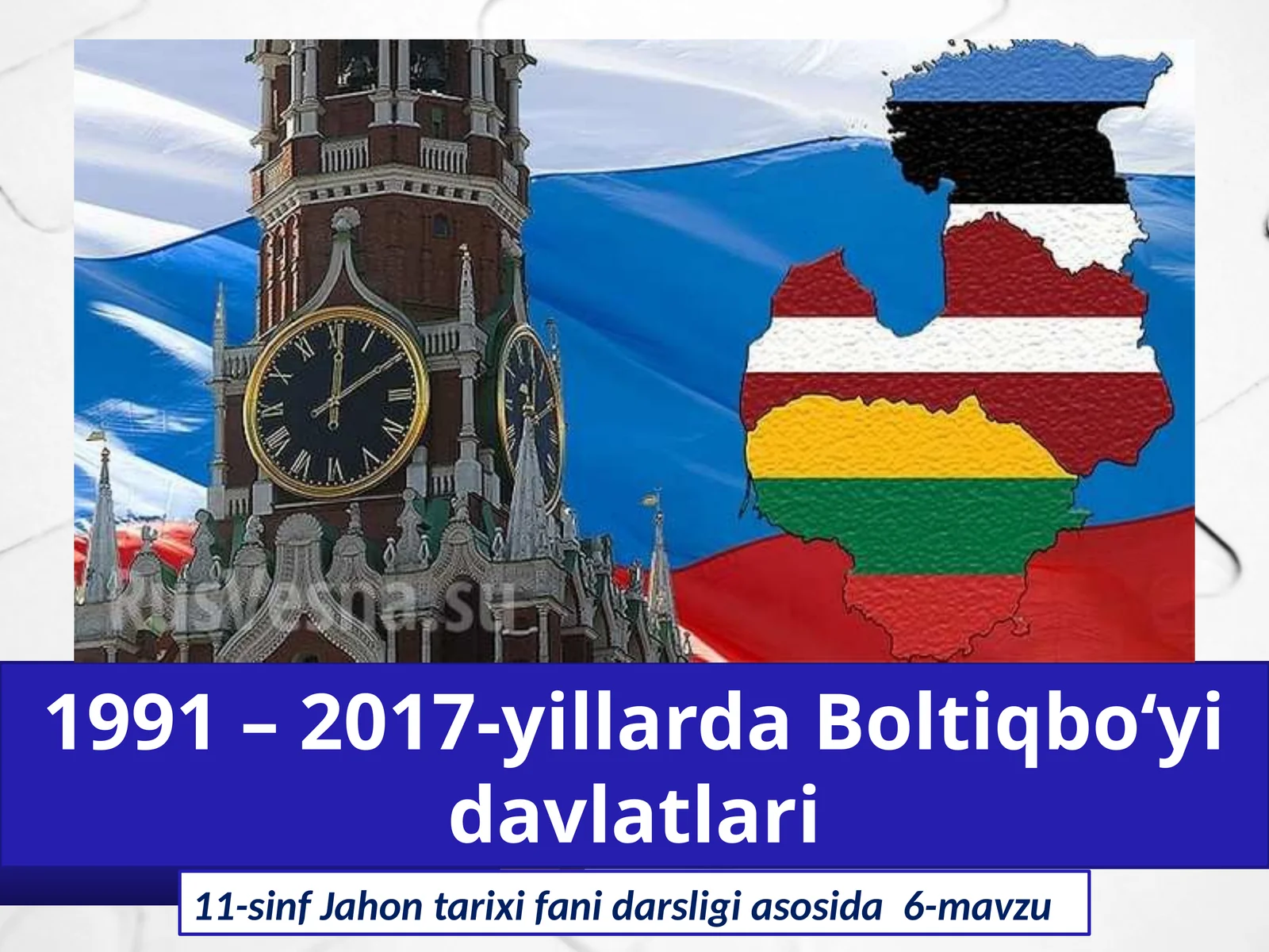 11-sinf Jahontarixi fanida 6-mavzu