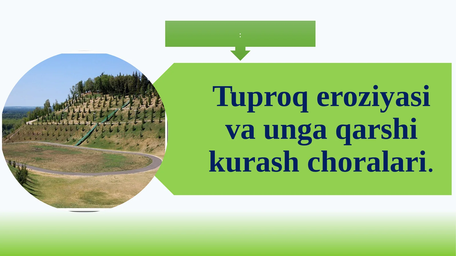 Aroziya ochish ishlari