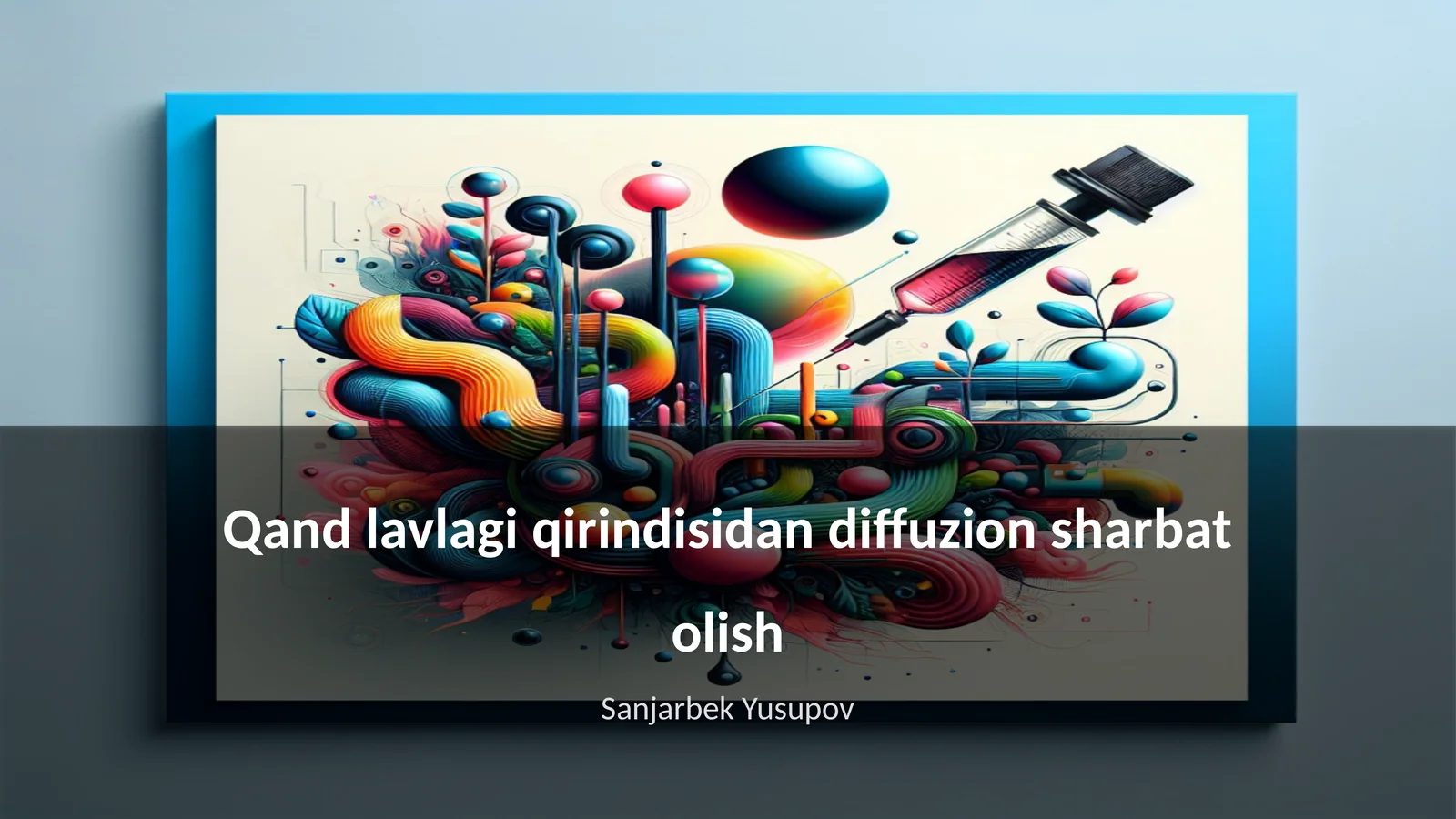 Qand lavlagi qirindisidan diffuzion sharbat olish