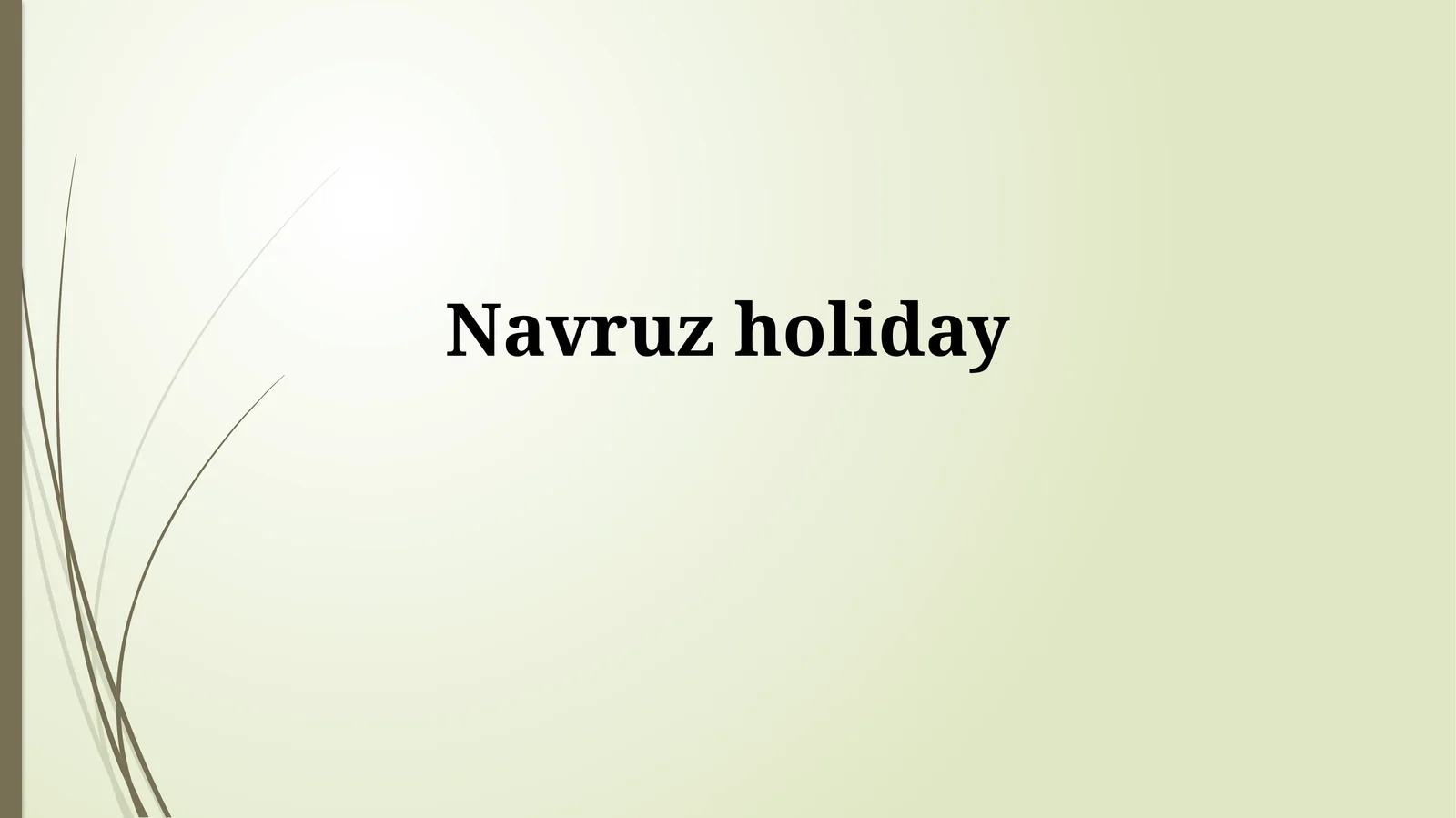 Navruzholiday