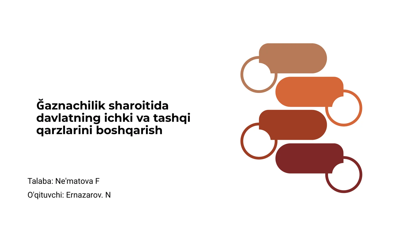 Xaznachilik sharoitida davlat qarzlarini boshqarish