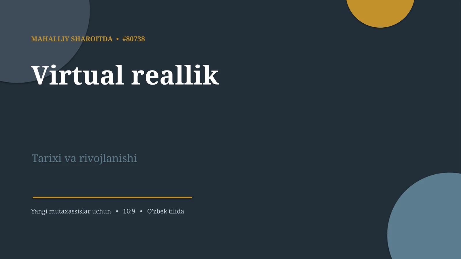 Virtual reallik