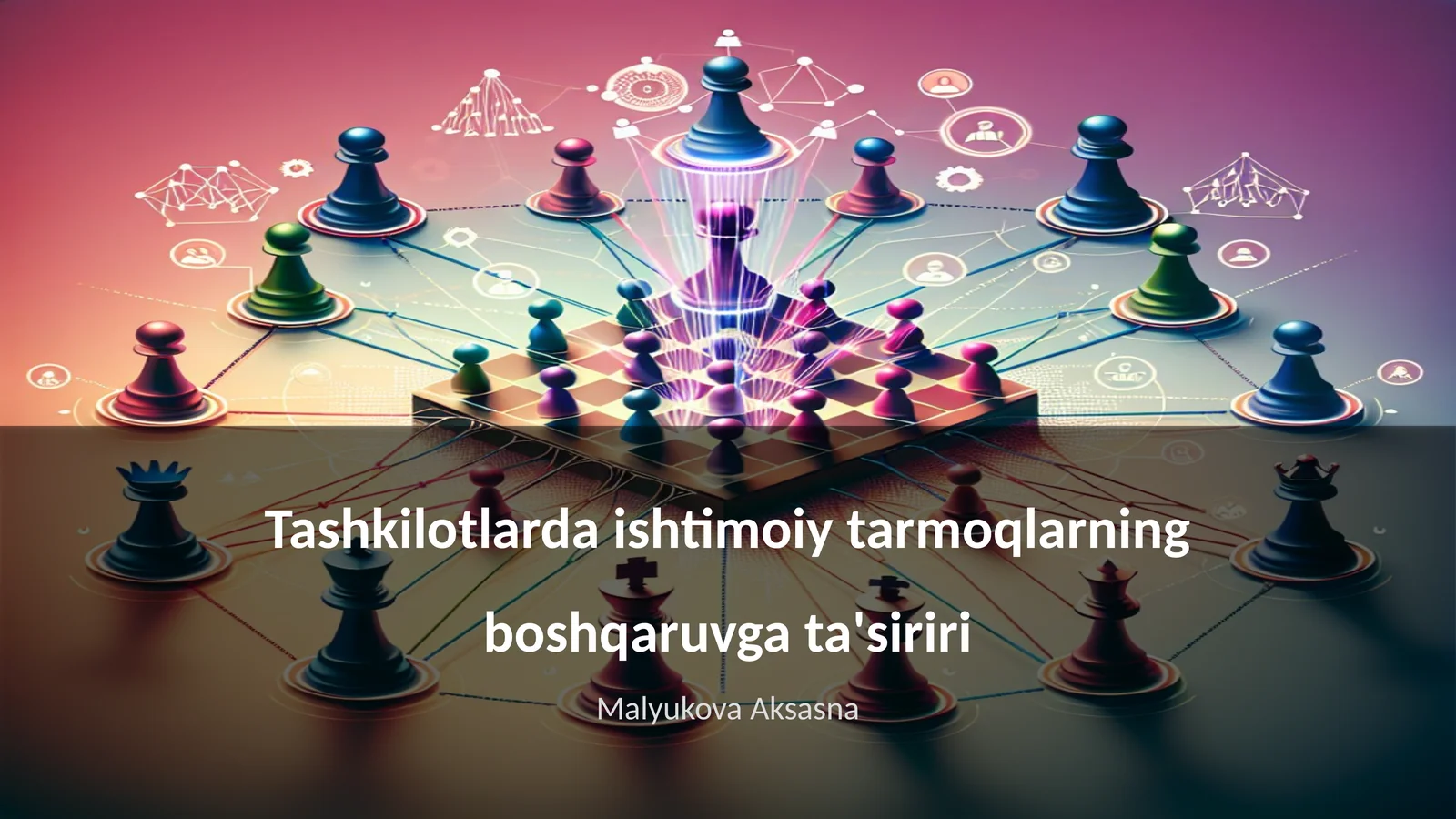 Ishtimoiy tarmoqlarning tashkilotlarda boshqaruvga ta'siri
