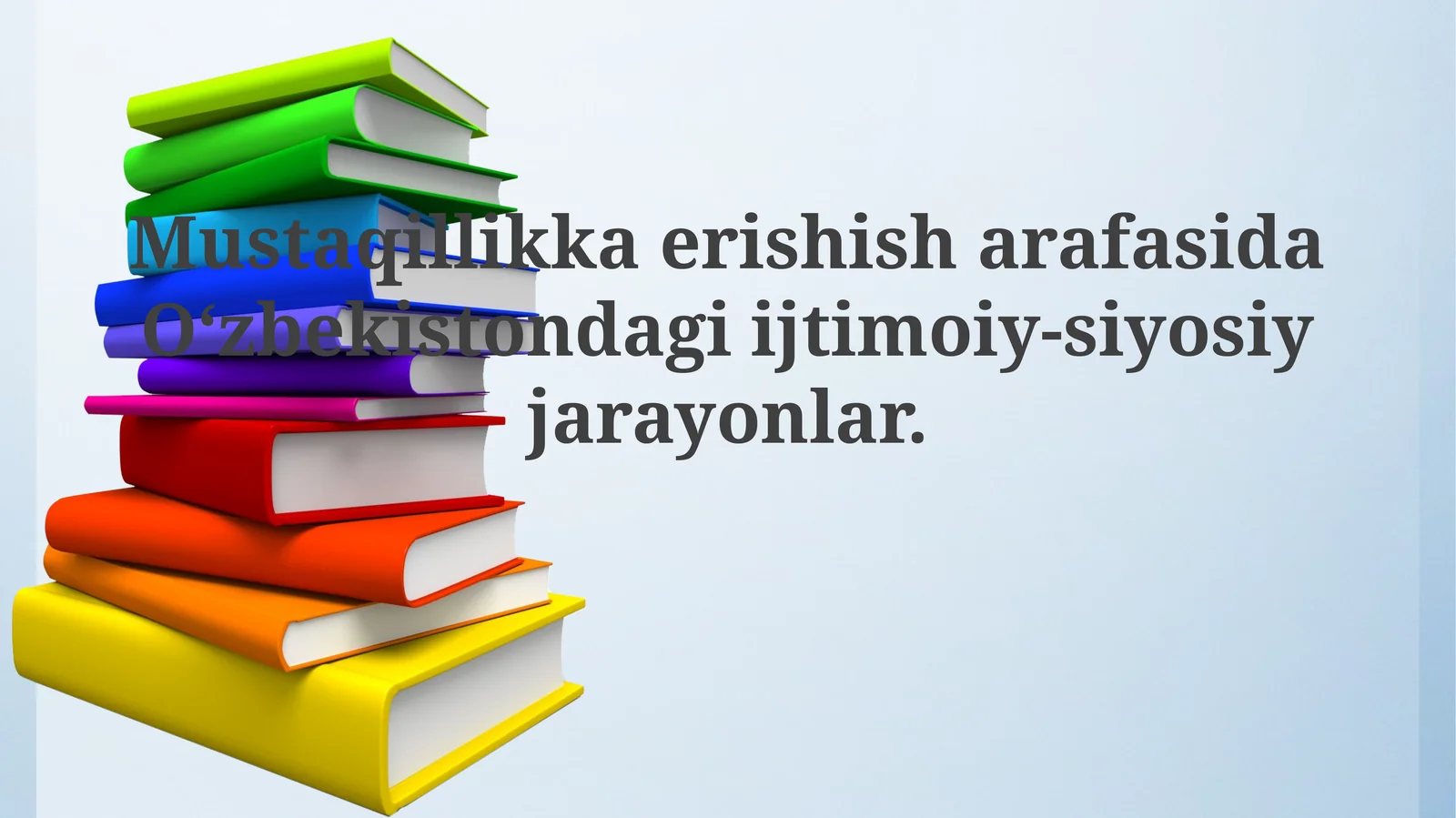Mustaqillikka Tayyorgarlik Jarayoni