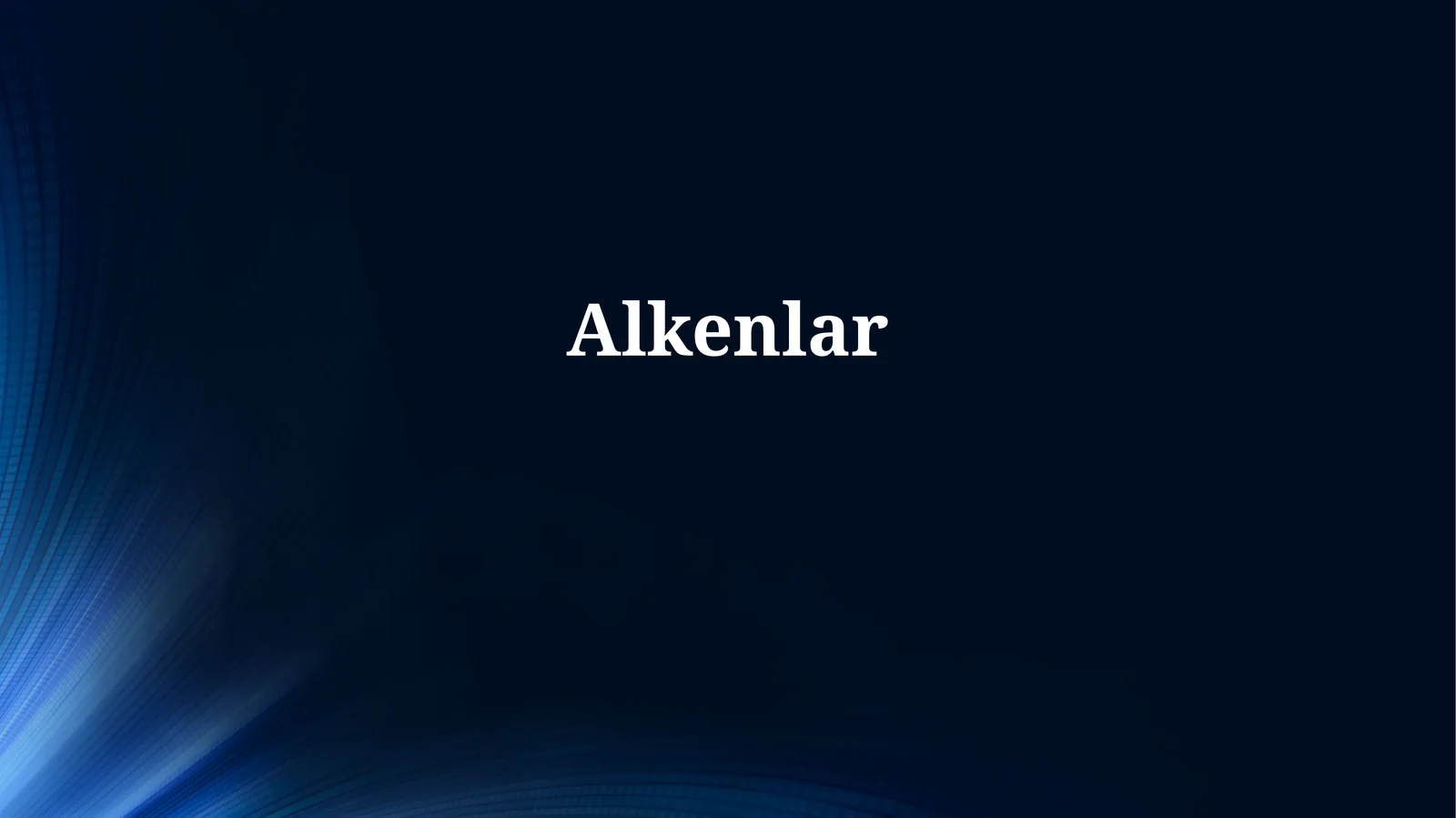 Alkenlar