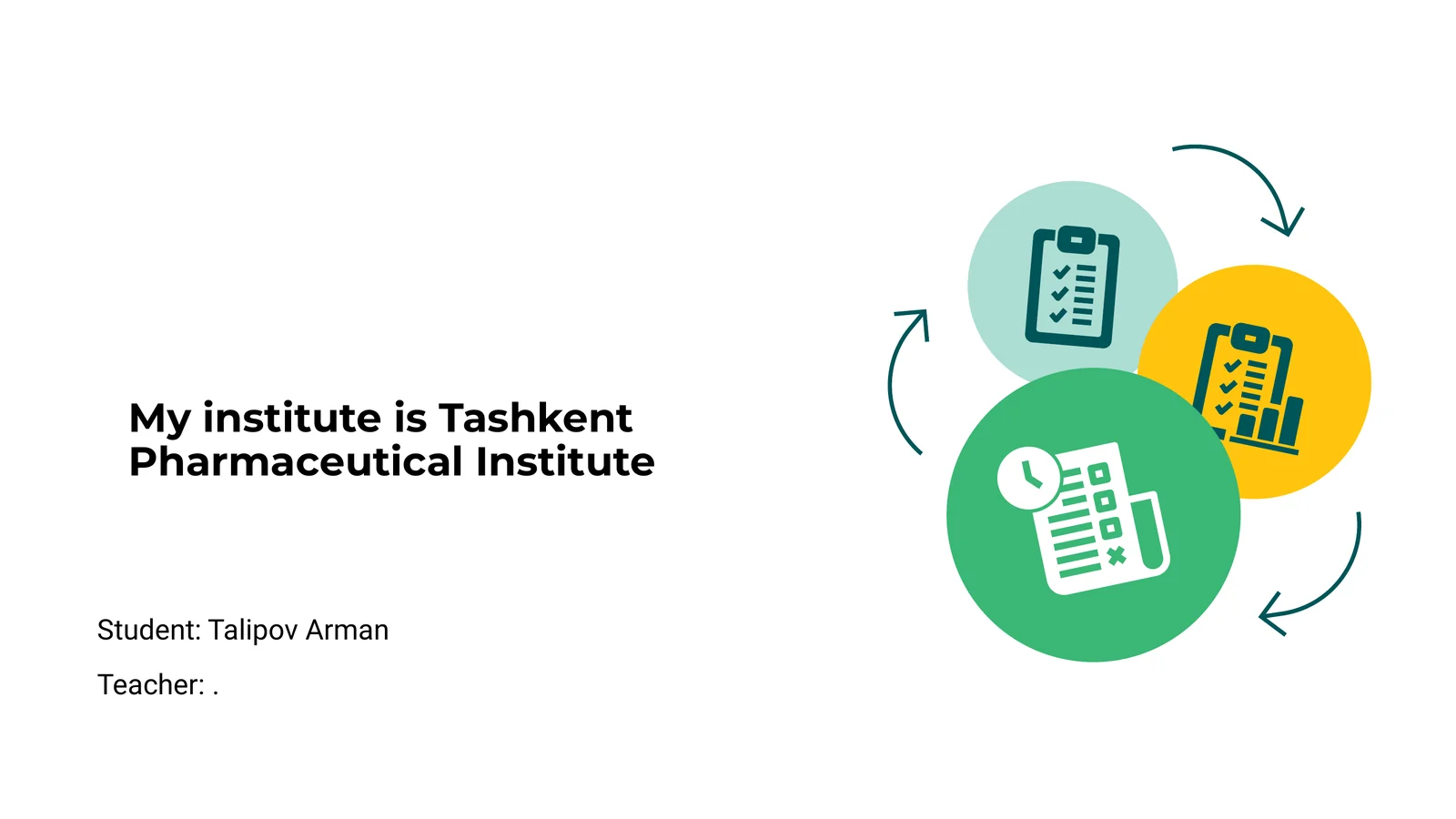 Tashkent Pharmaceutical Institute Welcome