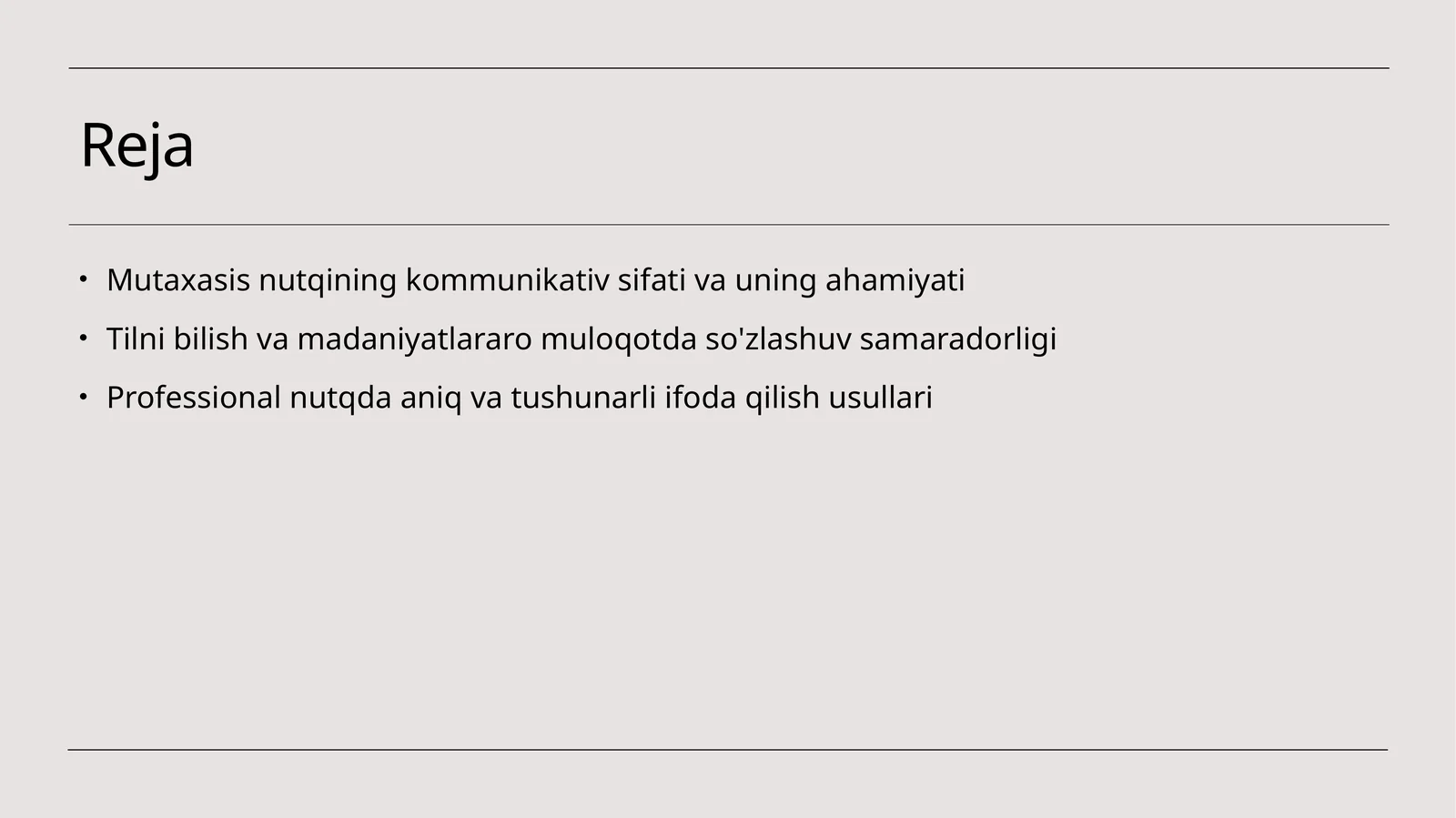Mutaxasis nutqining kommunikativ sifati va uning ahamiyati