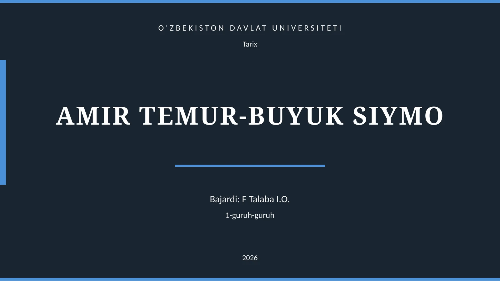 AMIR TEMUR-BUYUK SIYMO