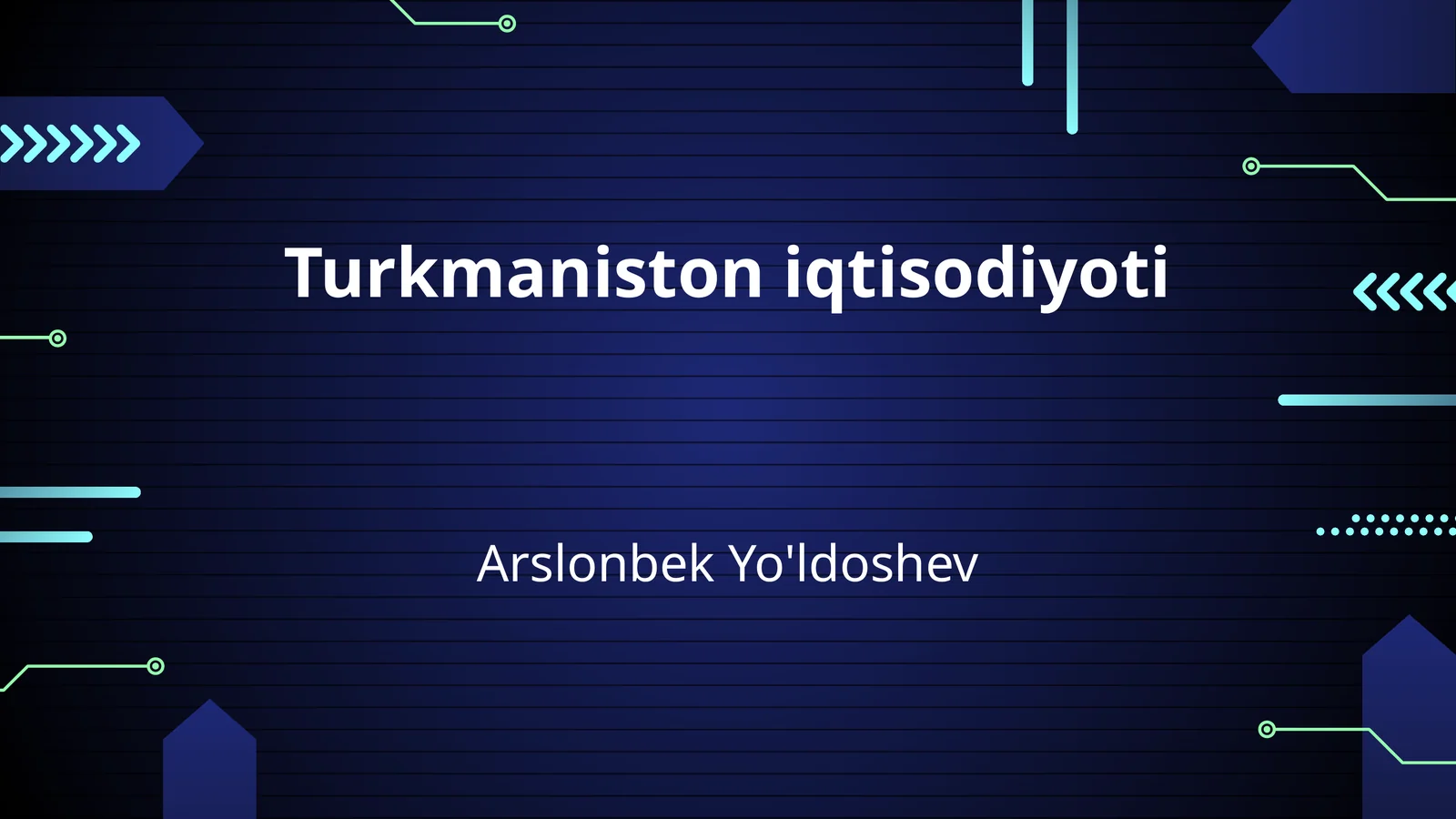 Turkmaniston iqtisodiyoti