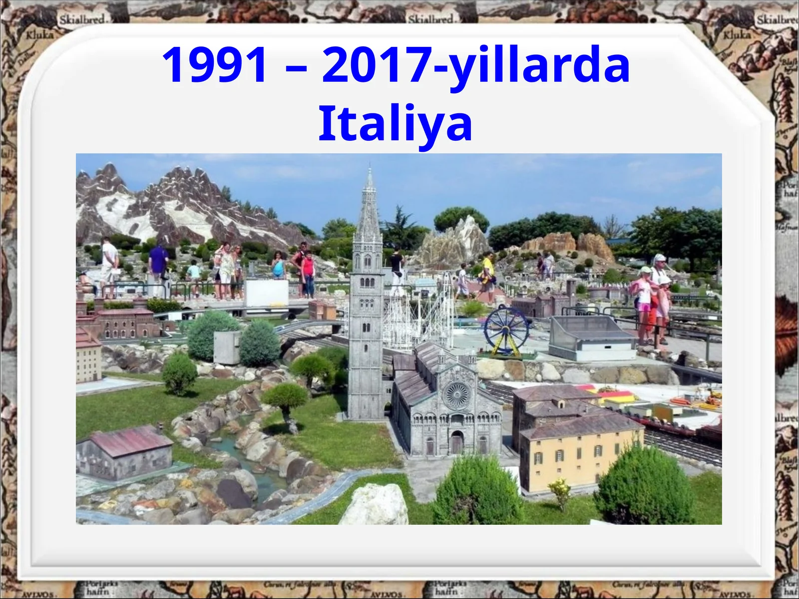 1991 – 2017-yillarda Italiya