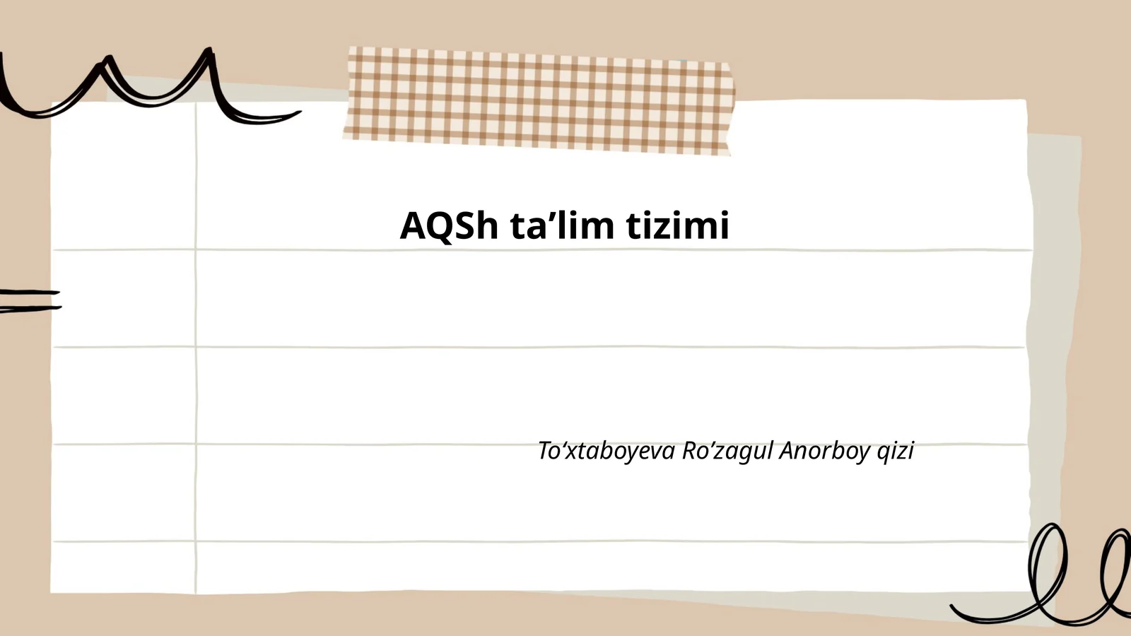 AQSh ta'lim tizimi tarixi