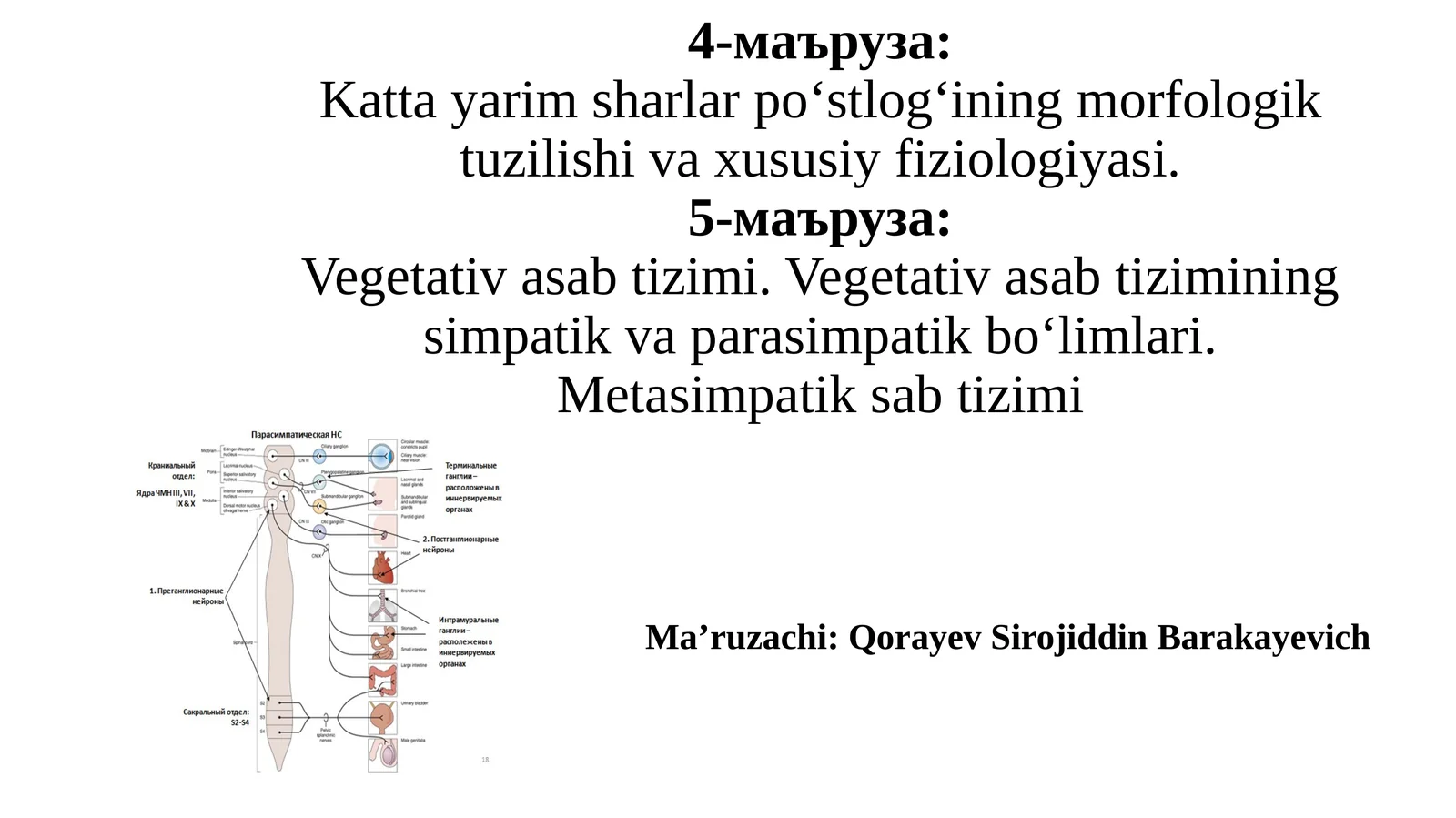 BOSH MIYAKATTA YARIM SHARLAR PO‘STLOG‘I