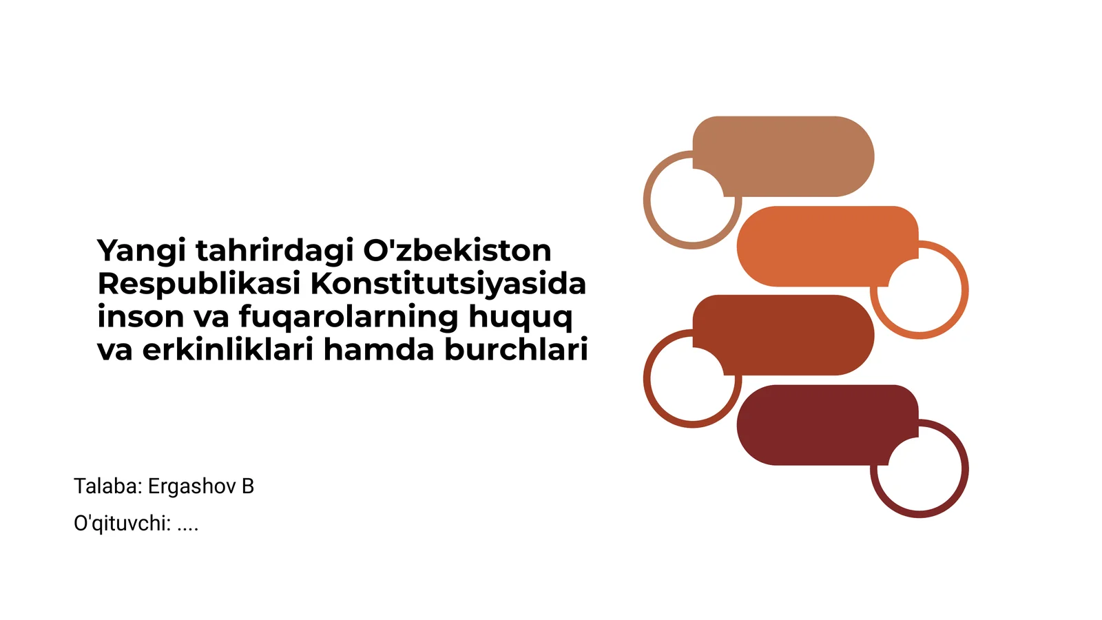 O'zbekiston Respublikasi Konstitutsiyasi