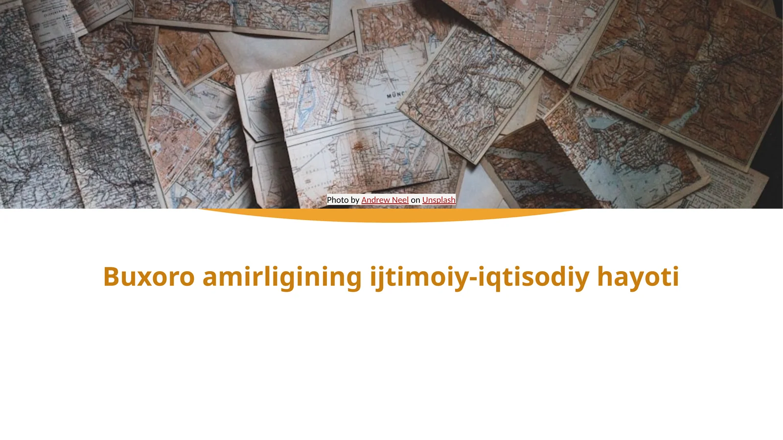 Buxoro amirligining ijtimoiy-iqtisodiy hayoti