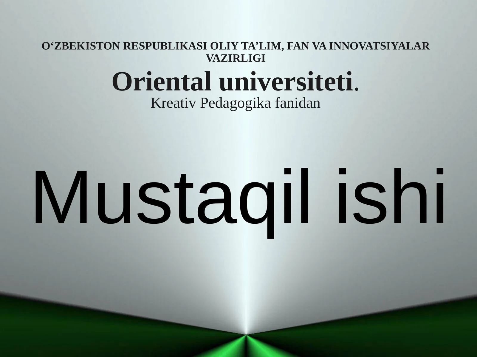 Tarbiya fanida muammoli ta'lim