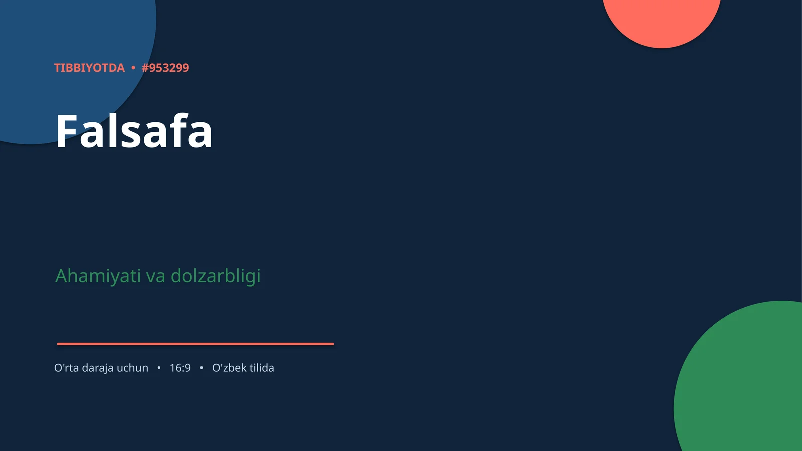 TIBBIYOTDA