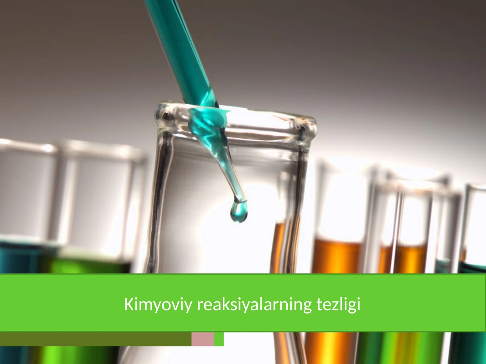 Kimyoviy reaksiyalarning tezligi