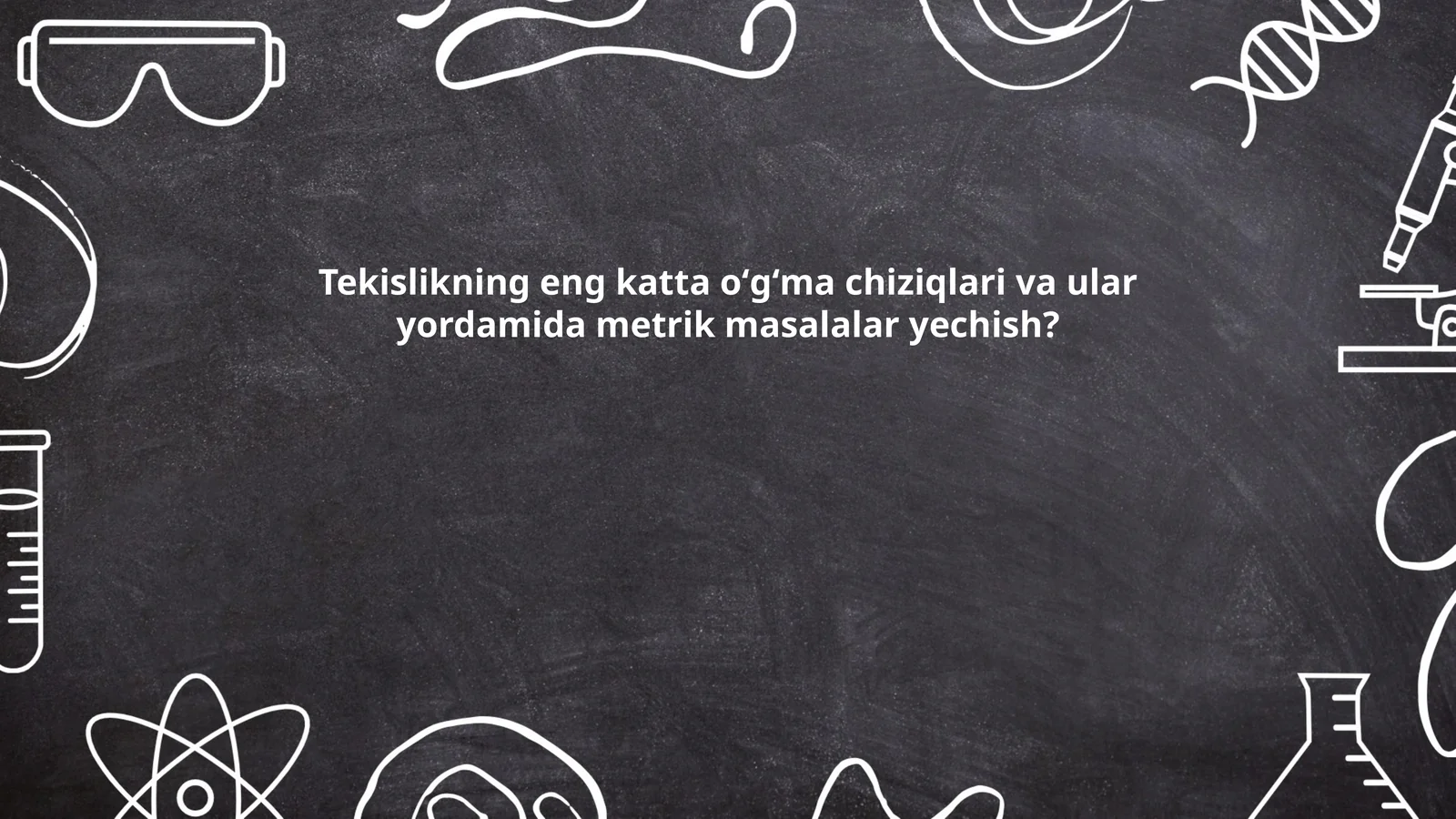 Tekislikning oʻgʻma chiziqlari asoslari