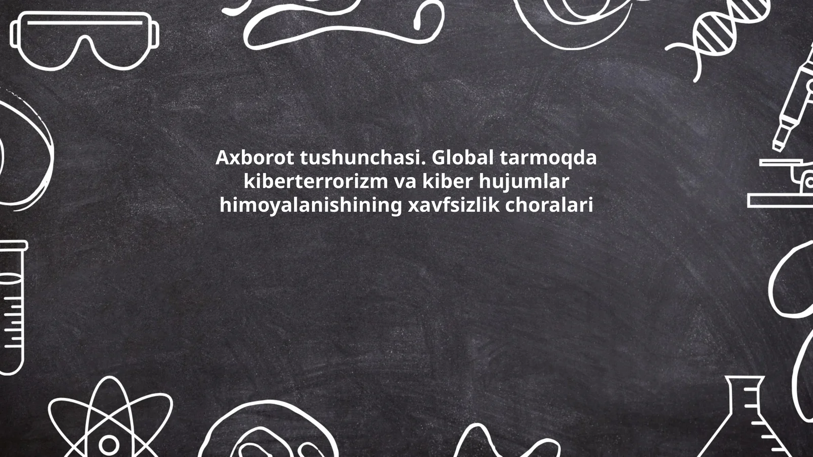 Axborot tushunchasi