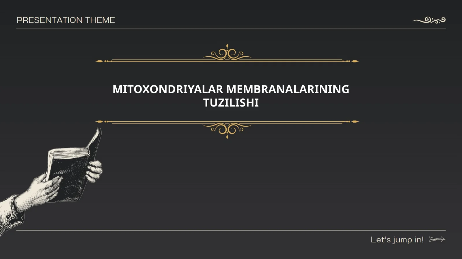 MITOXONDRIYALAR MEMBRANALARINING TUZILISHI