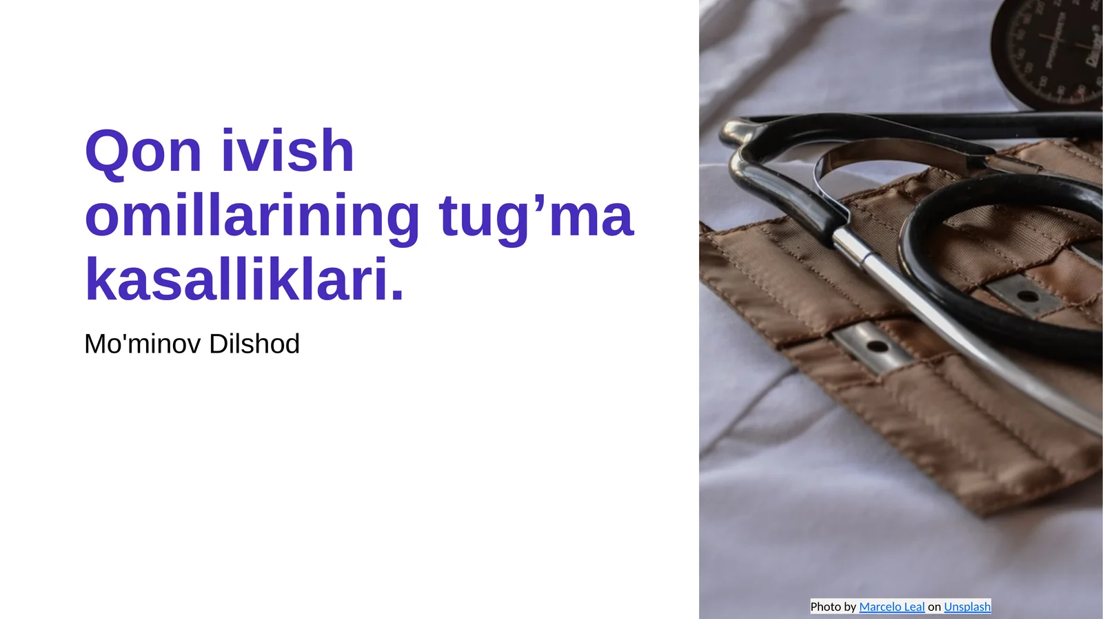 Qon ivishi omillarining tug'ma kasalliklari biokimyosi