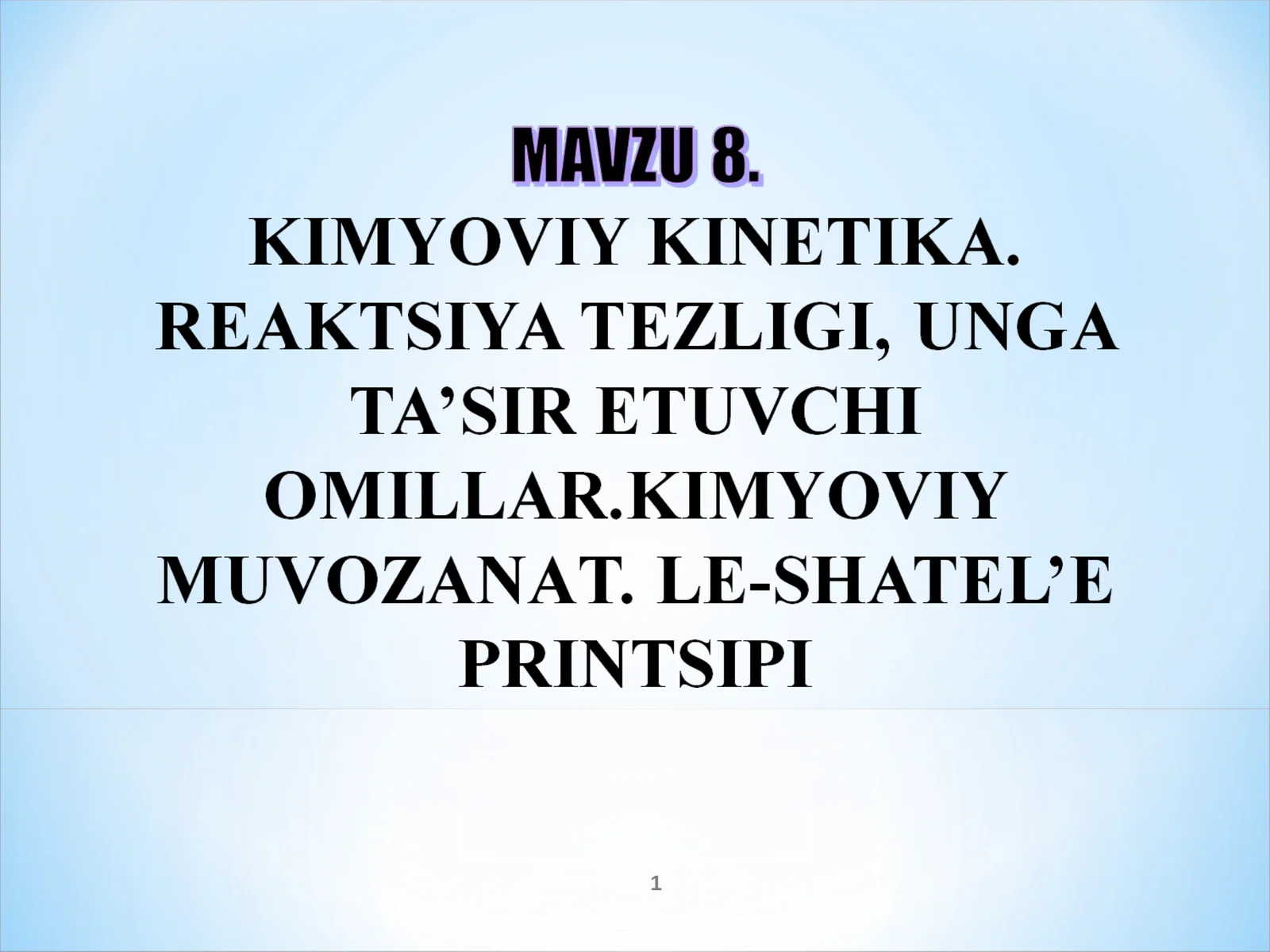 Reaksiyaning tezligi