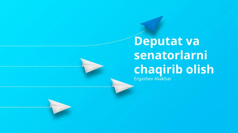 Deputat va senatorlarni chaqirib olish