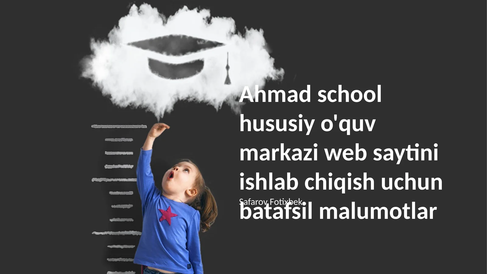 Ahmad school hususiy o'quv markazi web sayti