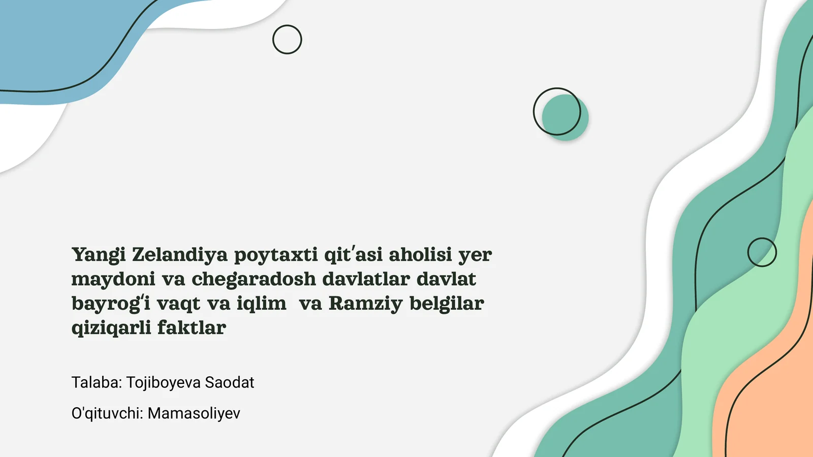 Yangi Zelandiya Poytaxti