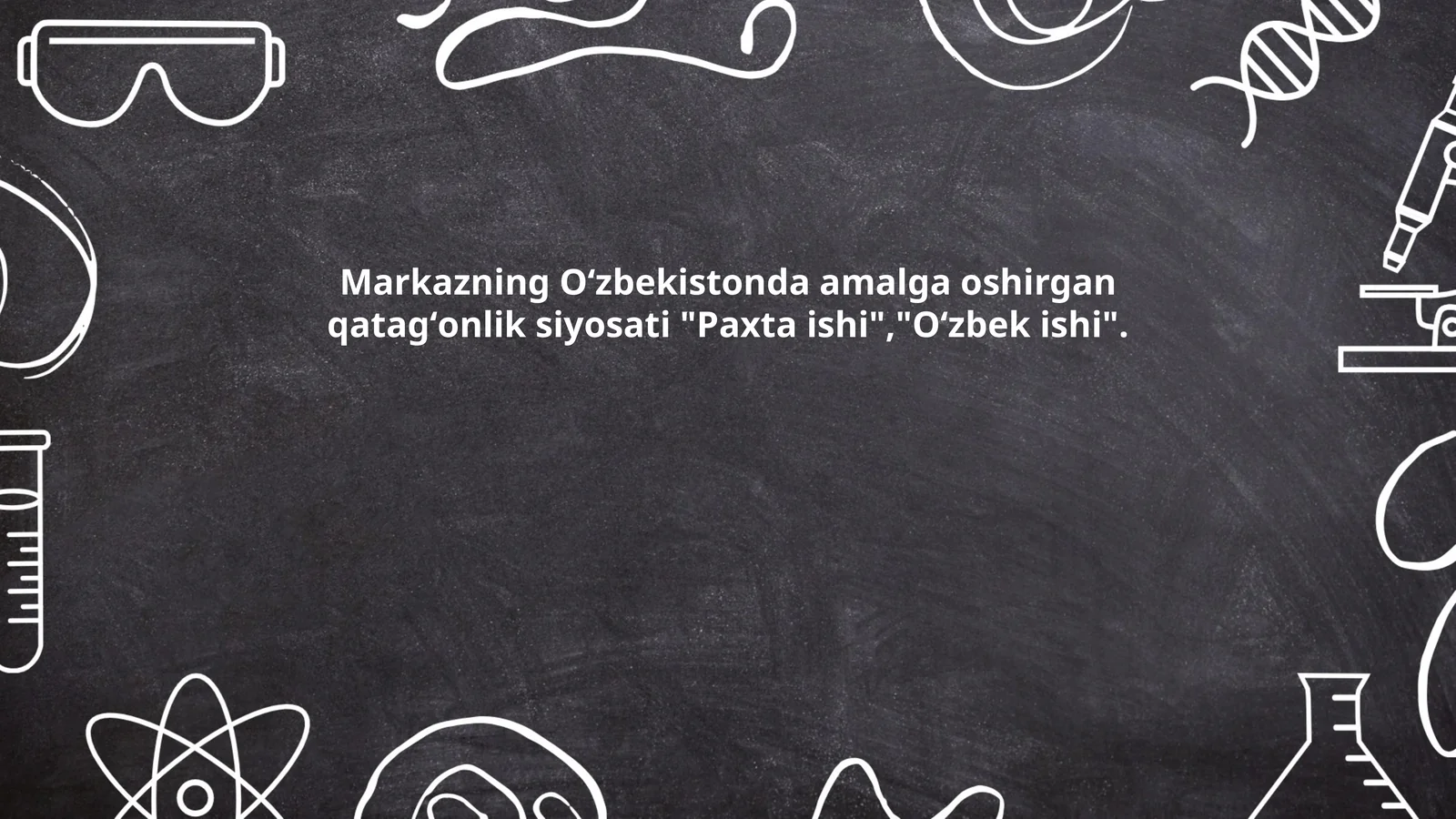 "Paxta ishi"ning kelib chiqishi