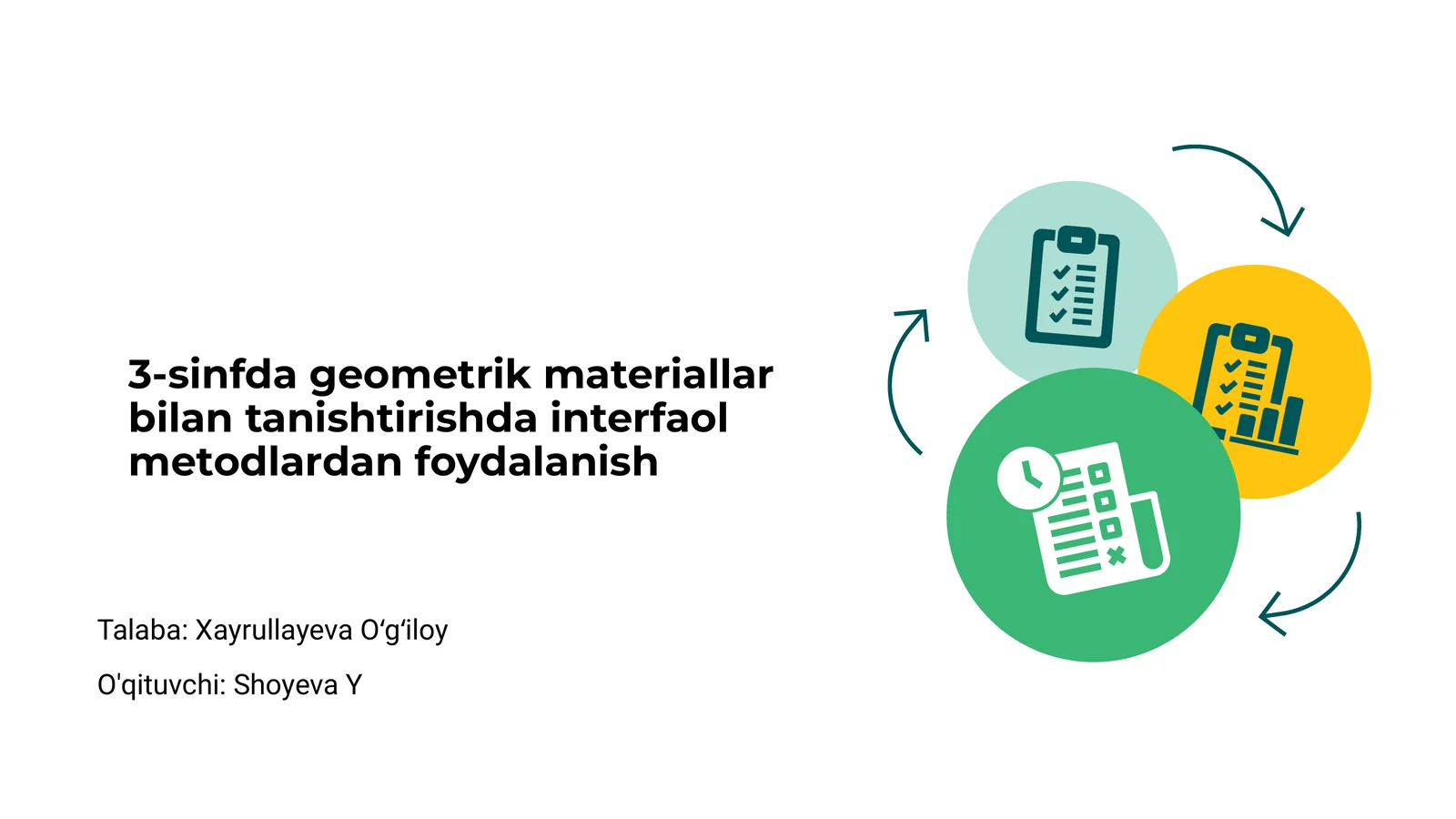 Geometrik materiallar bilan tanishtirish