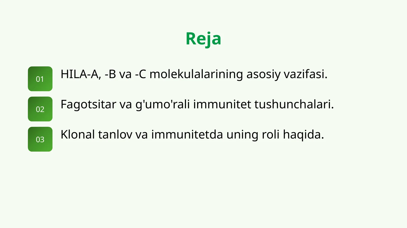 HILA Molekulalarining Tushunchasi