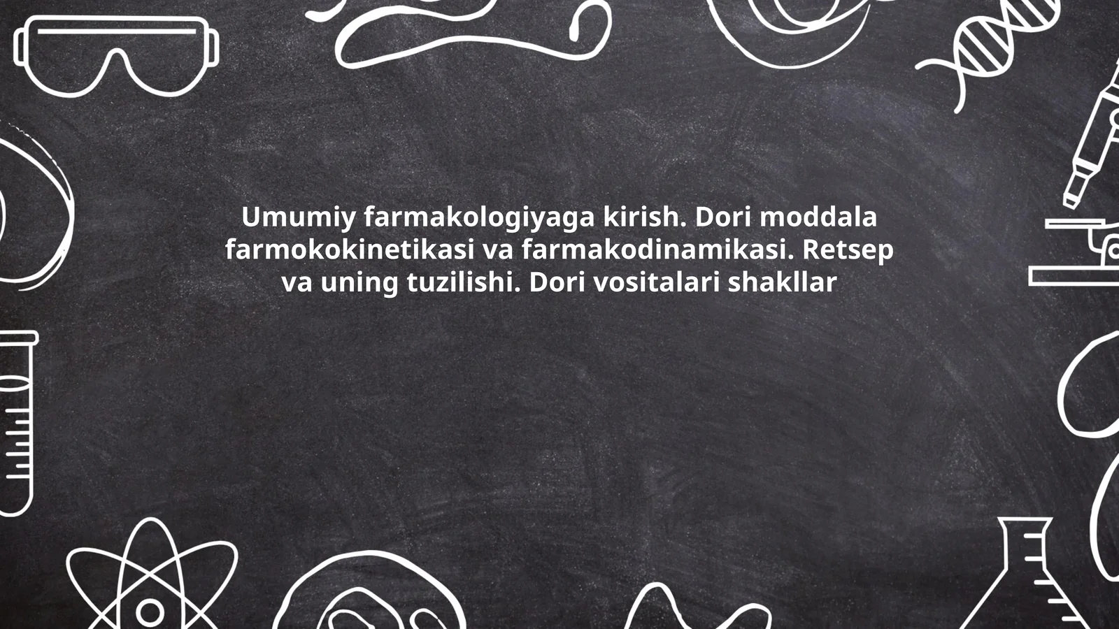 Umumiy Farmakologiya