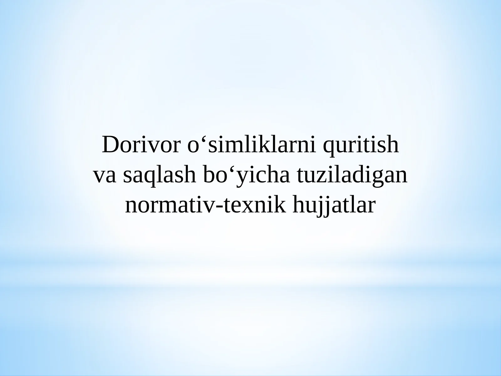 Achchiq ermon dorivoro‘simlig niquritish vasaqlash normativ-texnik standarti