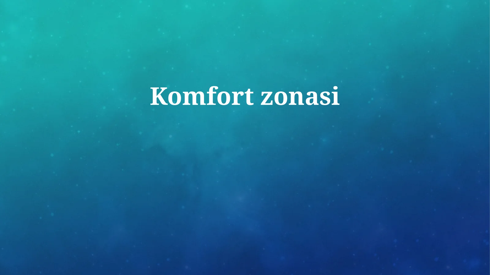 Komfort zonasi