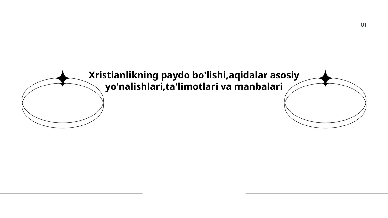 Xristianlikning paydo bo'lishi,aqidalar asosiy yo'nalishlari,ta'limotlari va manbalari