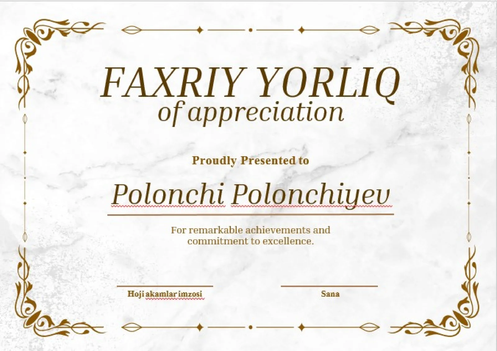 FAXRIY YORLIQ