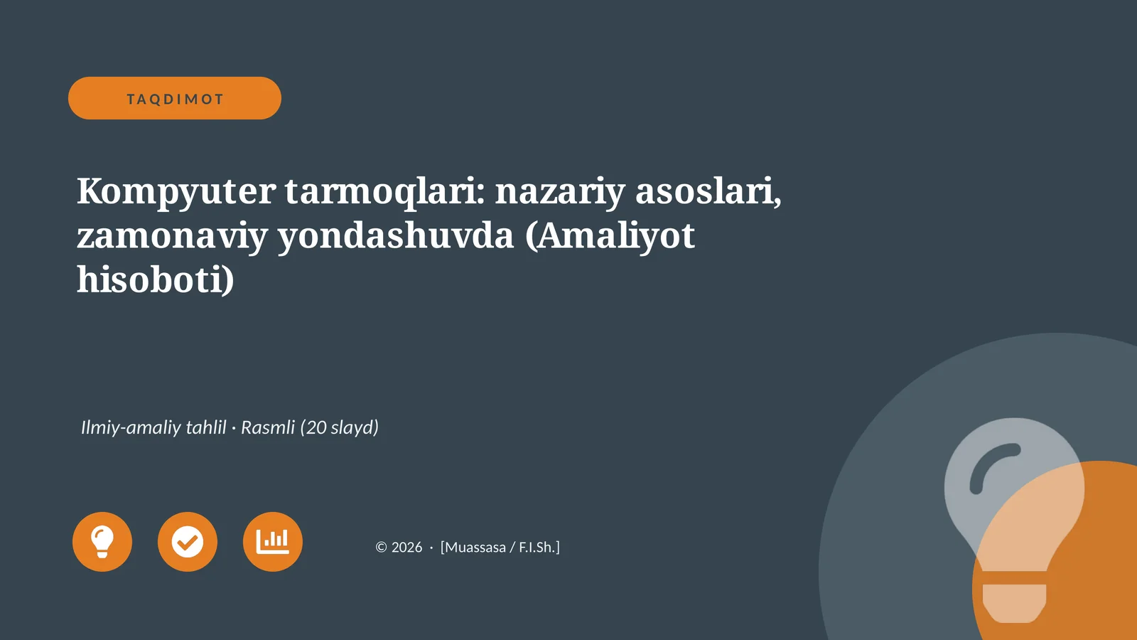 Kompyuter tarmoqlari: nazariy asoslari, zamonaviy yondashuvda