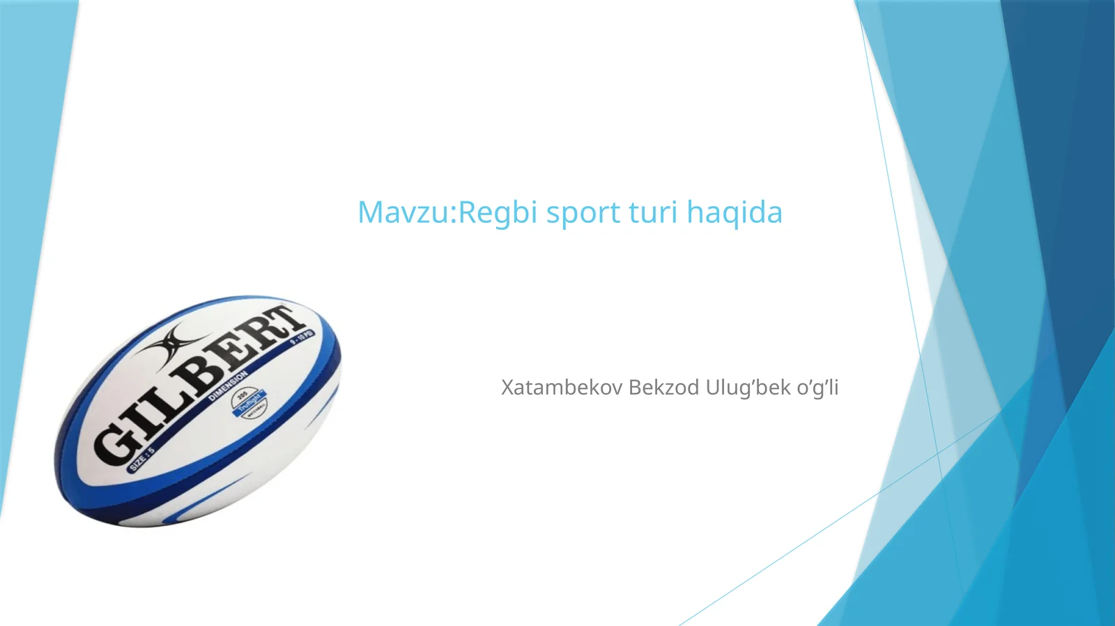Regbi sport turi haqida
