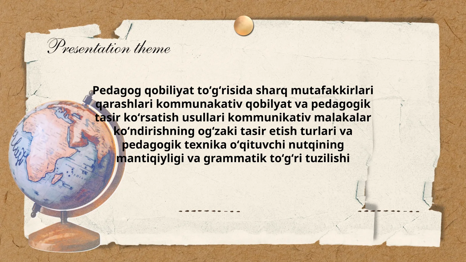 Pedagog qobiliyat va kommunikativ malakalar