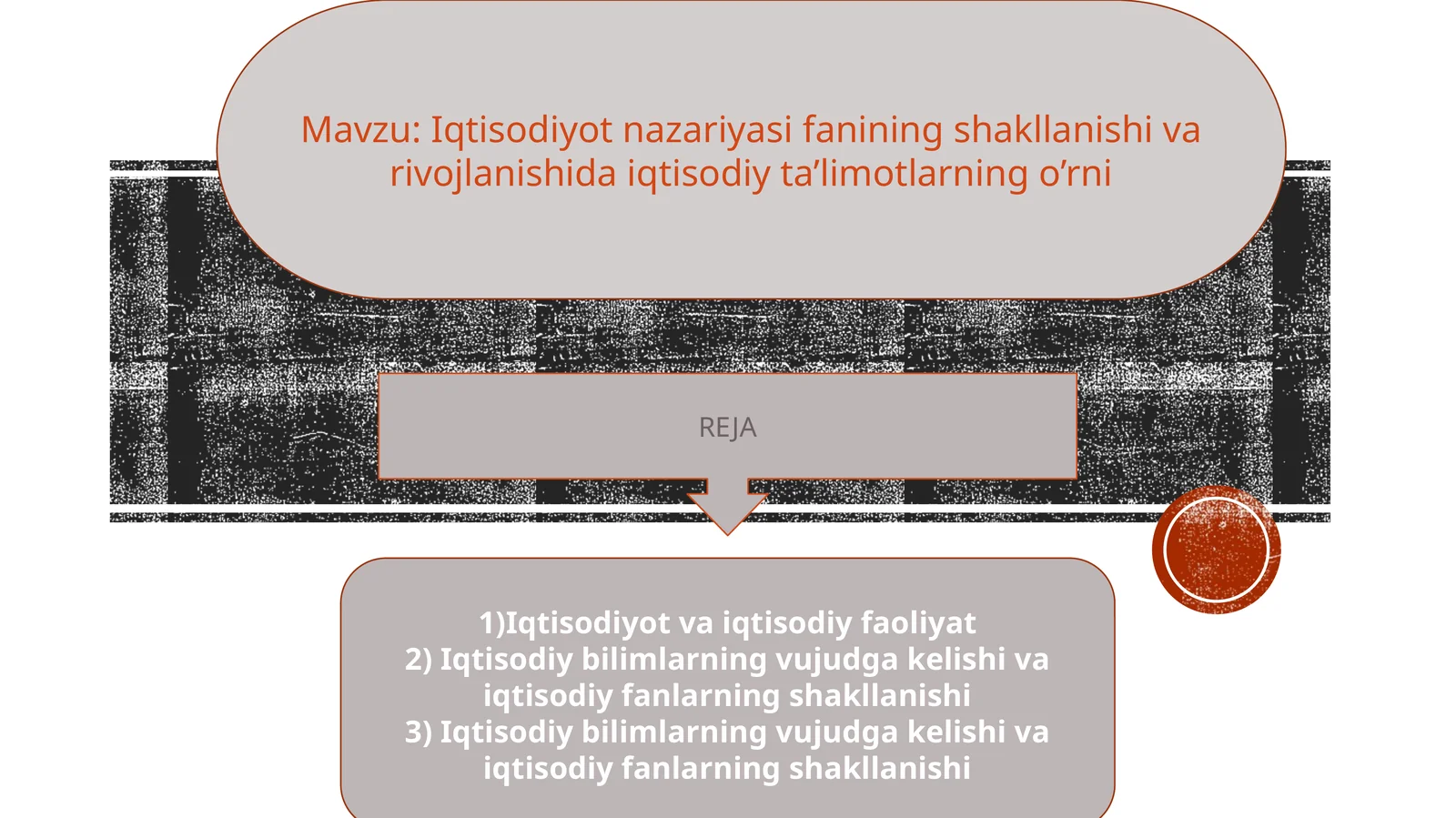 Iqtisodiyot nazariyasi fanining shakllanishi va rivojlanishida iqtisodiy ta’limotlarning o’rni