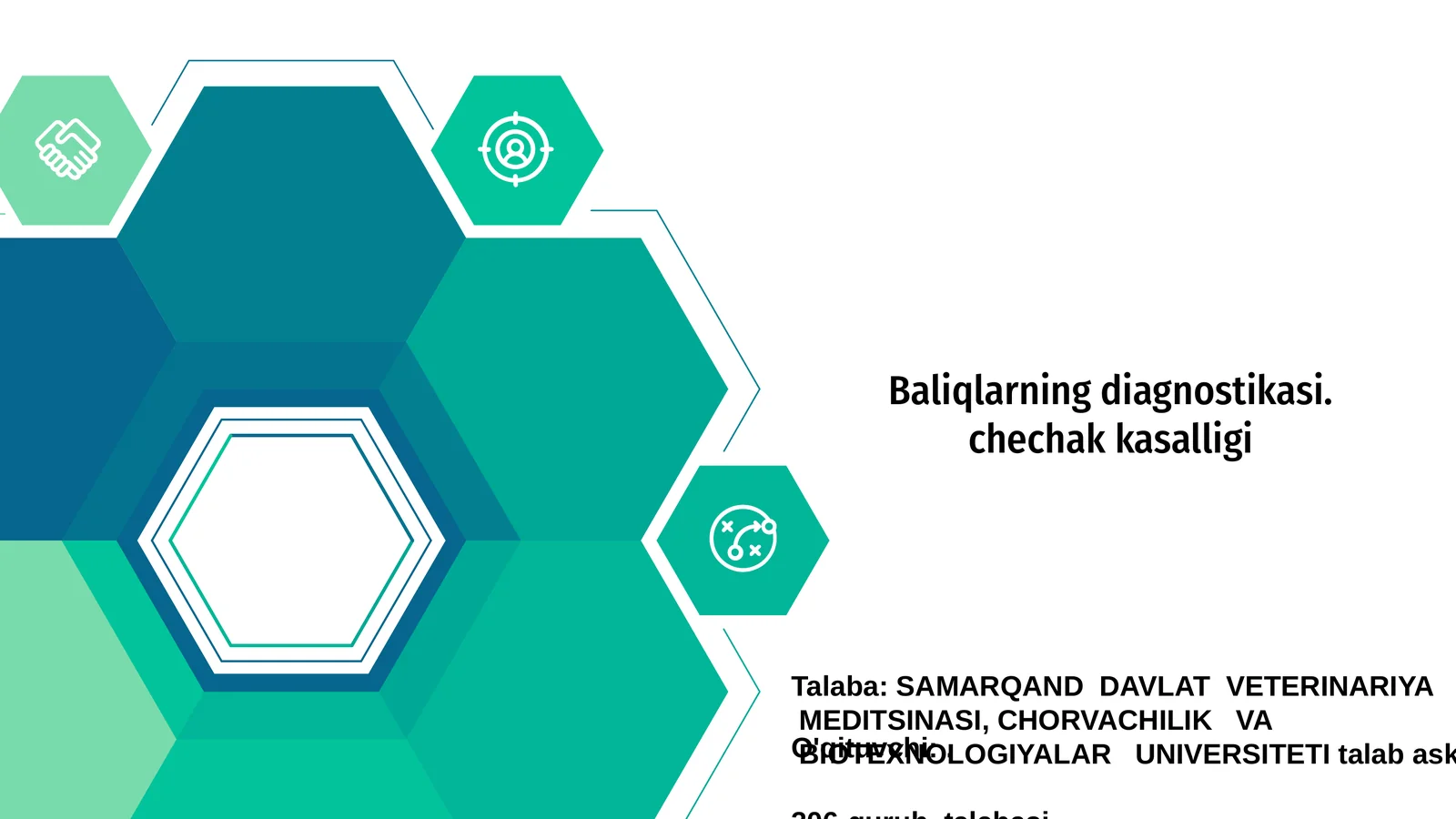 Baliqlarning diagnostikasi