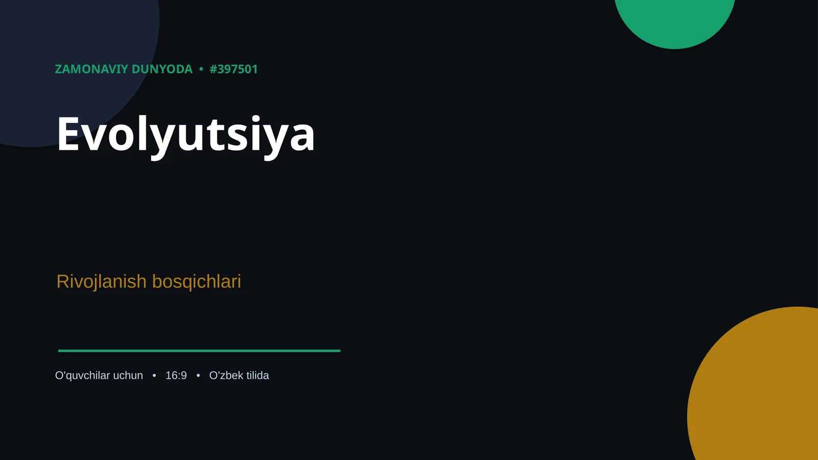 Evolyutsiya