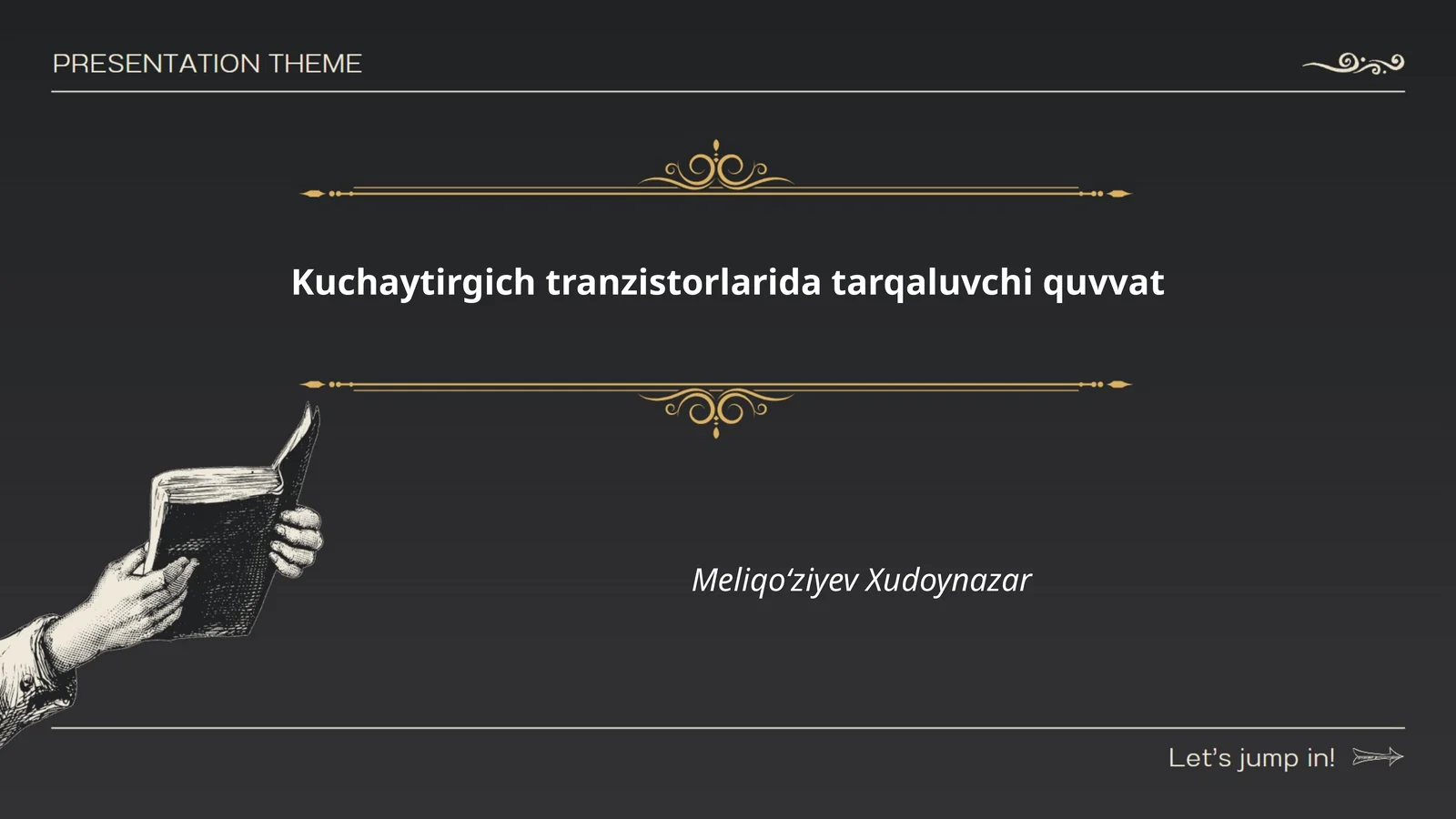 Kuchaytirgich tranzistorlarida tarqaluvchi quvvat