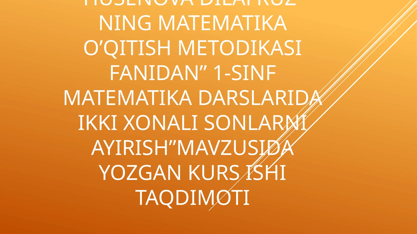 1-sinf matematika darslarida ikki xonali sonlarni ayirish