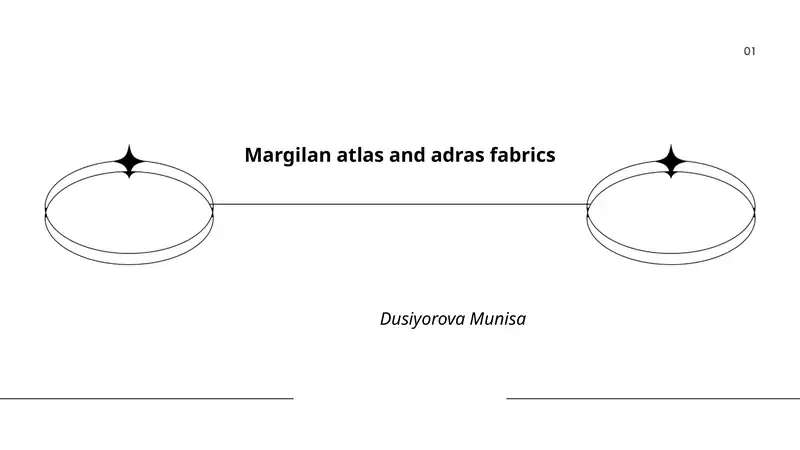 Margilan atlas and adras fabrics