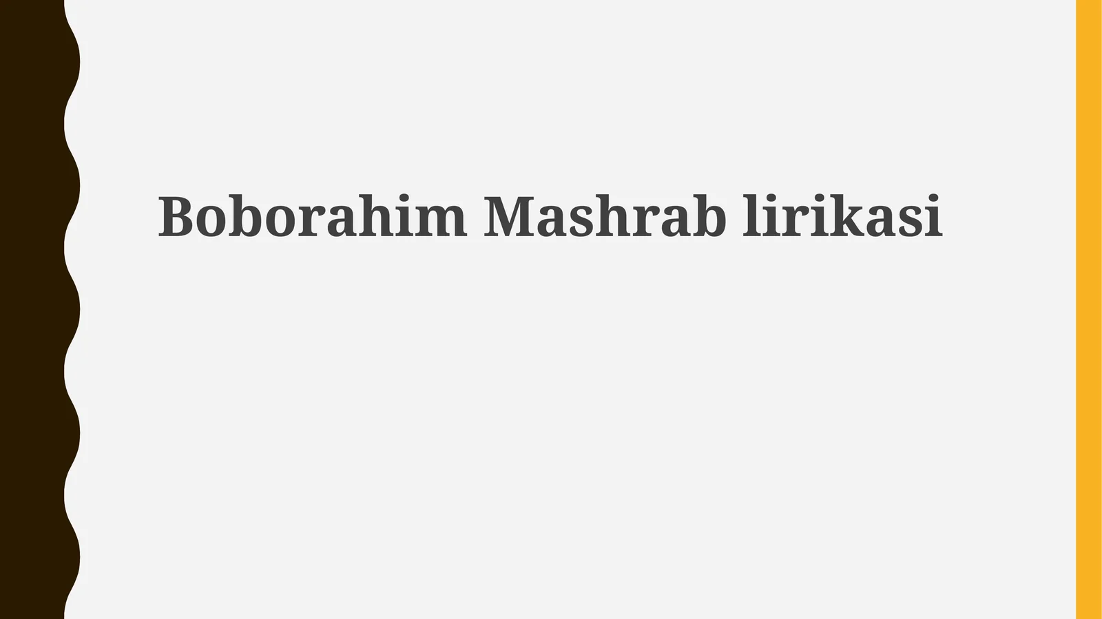 Boborahim Mashrablirikasi